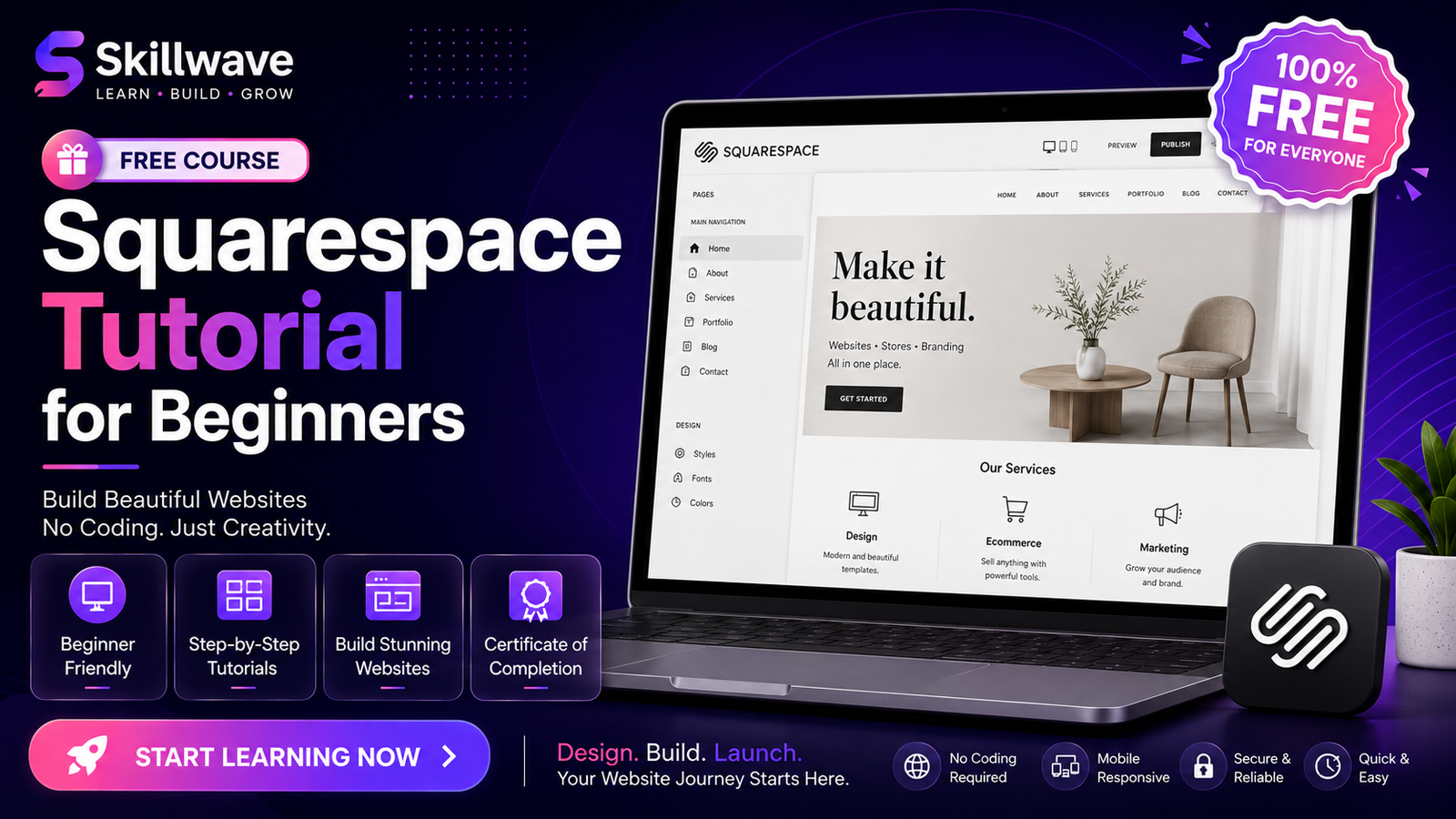 Squarespace Tutorial for Beginners