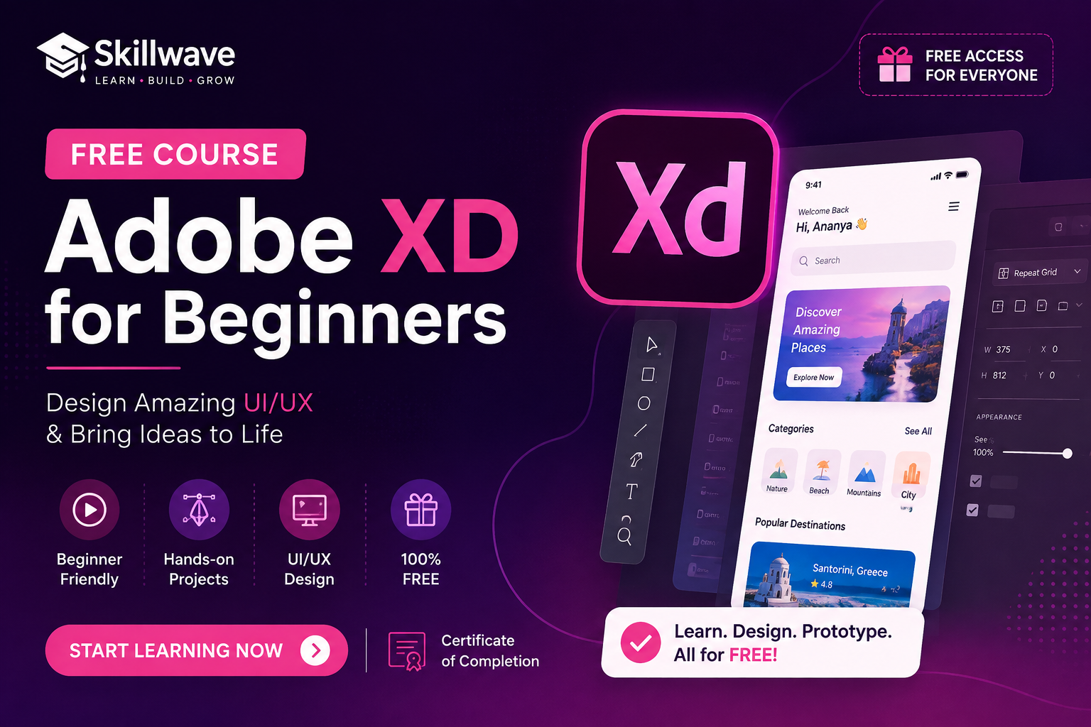 Adobe XD for Beginners | FREE COURSE