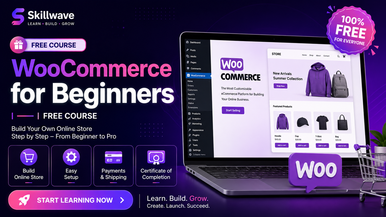 WooCommerce for Beginners | FREE COURSE